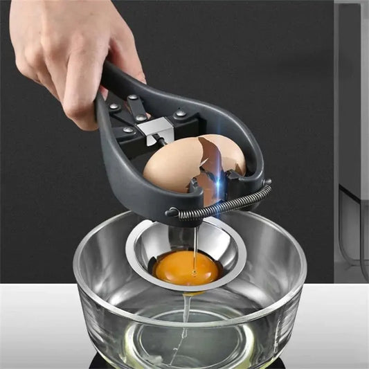 Egg Cracker and Separator – Crack & Separate Eggs with Peachy Perfection! 🥚✨