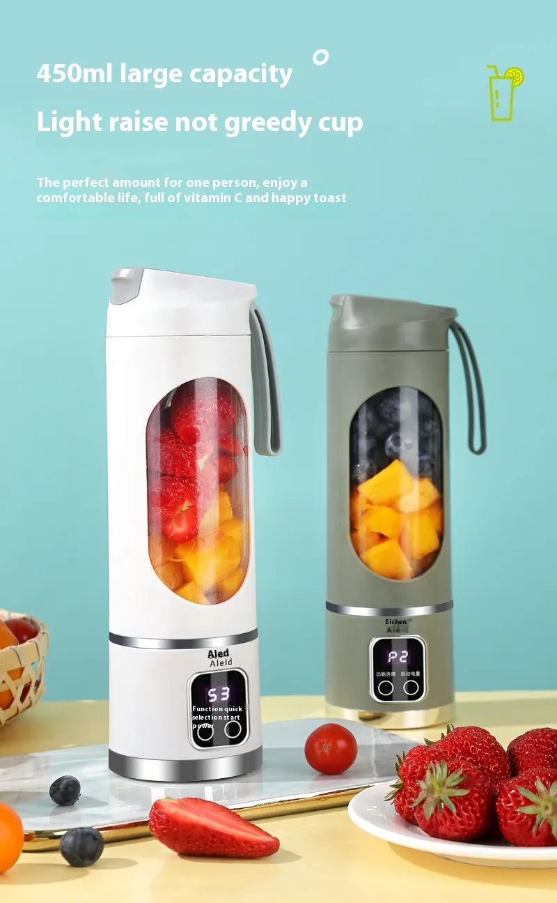 USB Rechargeable Portable Blender for Smoothies, Shakes & More! Peachy Perfection On-the-Go! 🍹✨