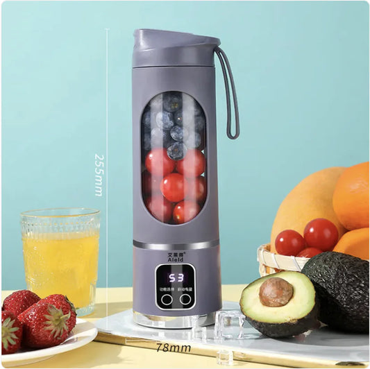 USB Rechargeable Portable Blender for Smoothies, Shakes & More! Peachy Perfection On-the-Go! 🍹✨