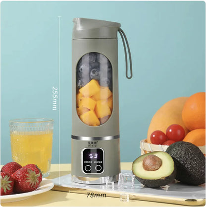 USB Rechargeable Portable Blender for Smoothies, Shakes & More! Peachy Perfection On-the-Go! 🍹✨